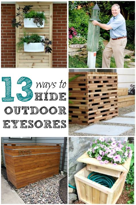 outdoor electrical box covers decorative|13 Ways to Hide Outdoor Eyesores .